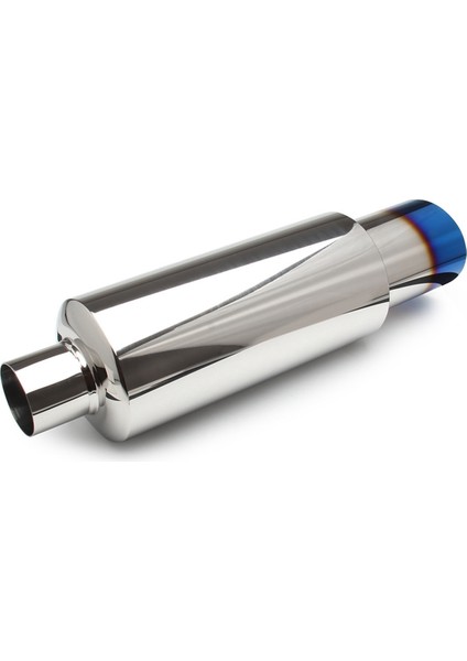 Evrensel Araba Evrensel Egzoz Borusu Susturucusu 2 Inç Giriş ve 3 Inç Çıkış Paslanmaz Çelik Susturucu Mavi Kuyruklu Boğaz (Yurt Dışından) modelleri