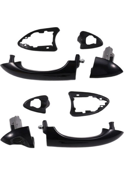 Bmw X5 E53 2000-2006 Için Ön Sol + Sağ Dış Kapı Kolu Dış Kapı Kolu 51218243617 51218243618 Rhd (Yurt Dışından)