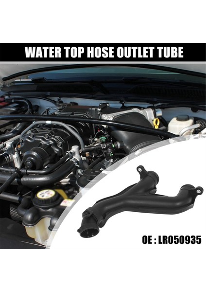 Motor Termostatı Soğutma Suyu Borusu Çıkış Borusu LR050935 AJ811340 LR010733 LR018961 LR036664 Range Rover Lr4 3.0l Için (Yurt Dışından)