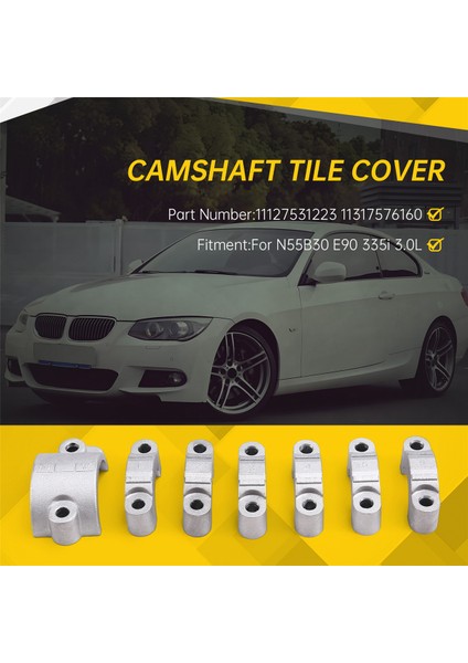 11317576160 Emme Eksantrik Mili Çubuk Yatak Kapağı Eksantrik Mili Karo Kapağı Bmw N55 B30 E90 335I 3.0l 11127531223 Karo Kapağı (Yurt Dışından) fırsatları