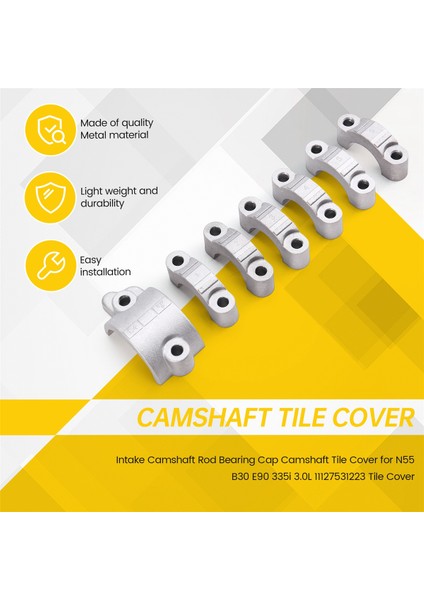 11317576160 Emme Eksantrik Mili Çubuk Yatak Kapağı Eksantrik Mili Karo Kapağı Bmw N55 B30 E90 335I 3.0l 11127531223 Karo Kapağı (Yurt Dışından) indirimleri