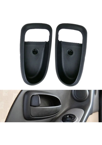 Hyundai Elantra Avante Xd 2000-2006 Için Araba Kapı Kolu Kapağı Trim Kase Kapağı Çerçevesi Sağ/sol (Yurt Dışından) modelleri
