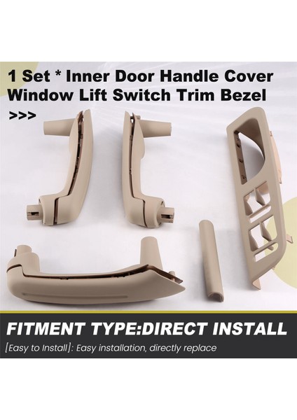 Araba Iç Kapı Kolu Kapağı Pencere Anahtarı Çerçeve Trim Paneli 3B1867171E Vw Golf 4 Jetta Mk4 1999-2004 Lhd Için (Yurt Dışından) indirimleri