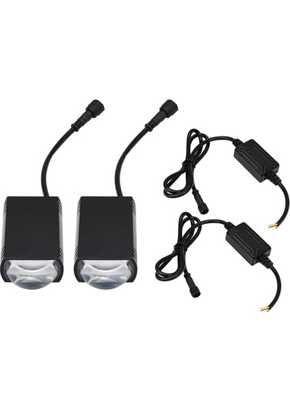 1,5 Inç Ön Izgara LED Işıkları Beyaz/amber Hi/lo Işın Motosiklet Araba Kamyonet Utv Sürüş Sis Lambası 30W 9-32V (Yurt Dışından)