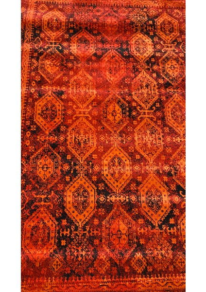 Modern Etnik Desenli Bordo Halı 160*230 modelleri