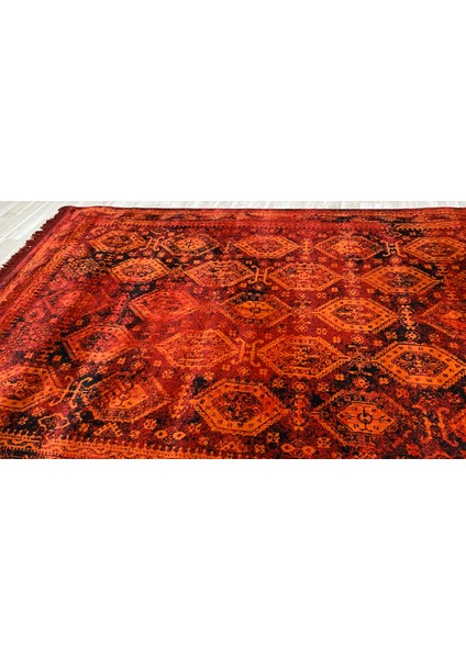 Modern Etnik Desenli Bordo Halı 160*230 fırsatları