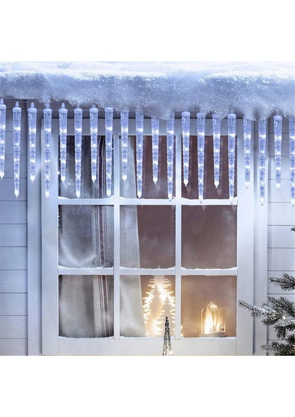 Açık Hava Noel Buz Sarkıtı Işıkları, Gypsophila Buz Sarkıtı Işıkları, Saçak ve Çatı Hatlarında Kristal Noel Süslemeleri Ab Fişi (Yurt Dışından) indirimleri