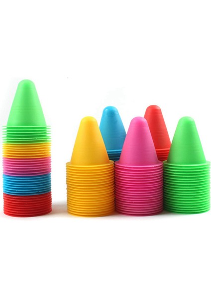 20 Adet/grup Spor Futbol Futbol Ragbi Eğitim Koni Silindir Açık Hava Futbol Treni Engelleri Paten Kayma Kırmızı (Yurt Dışından) modelleri