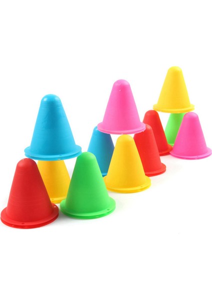 20 Adet/grup Spor Futbol Futbol Ragbi Eğitim Koni Silindir Açık Hava Futbol Treni Engelleri Paten Kayma Kırmızı (Yurt Dışından) fırsatları