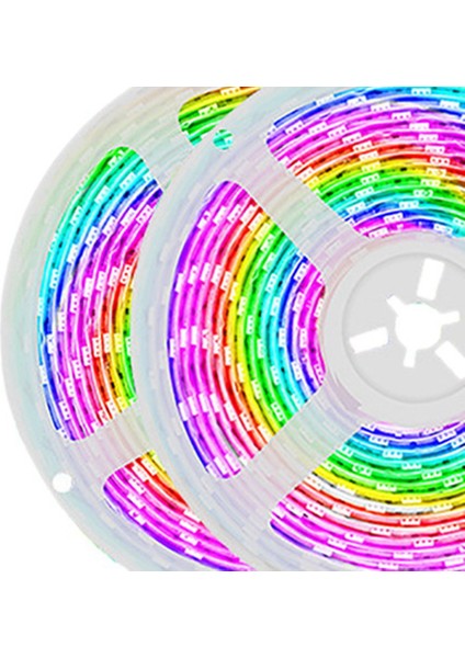 Uzaktan Kumandalı LED Şerit Işıklar Dahili Mikrofon Bluetooth Uygulama Kontrolü 5050 Rgb Yatak Odası Partisi Için LED Işıklar 2 Metre (Yurt Dışından) fırsatları