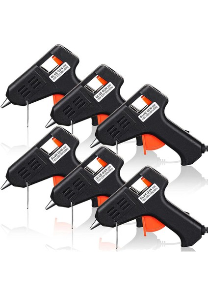 Sınıf Projesi Için 6 Adet Mini Sıcak Tutkal Tabancası, Okul Craft Için Küçük Tutkal Tabancası Dıy Craft Için Güvenli Tutkal Tabancası 20 W, Abd Plug (Yurt Dışından)