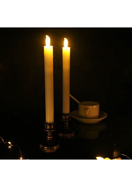 4 Adet Set LED Alevsiz Mum Işıkları Pil Kumandalı Parti Düğün Doğum Günü Romantik Mum Işıkları A (Yurt Dışından) modelleri