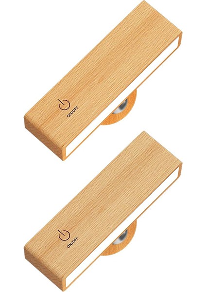 Duvar Aplikleri 2'li Set, Pil ile Çalışan Duvar Aplikleri, Yatak Odası Için Kablosuz Duvar Lambaları, Yatak Odası, Oturma Odası, Okuma Odası (Yurt Dışından)