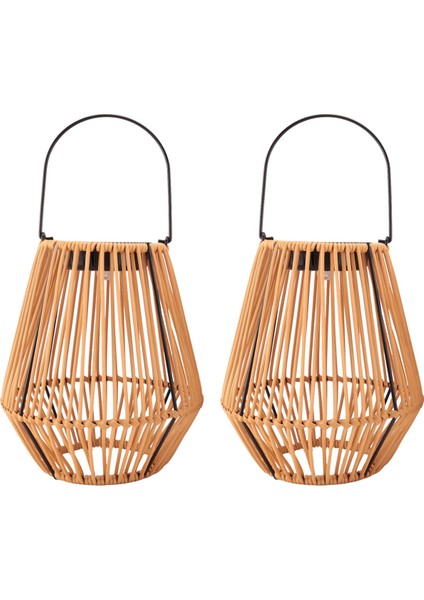 2 Adet Güneş Enerjili Fenerler Bahçe Avlu Teras Dekorasyonu Için Güneş Enerjili Açık Su Geçirmez Işıklar (Yurt Dışından) fiyatları