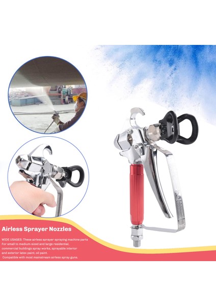 2 Adet Boya Püskürtme Ucu (315,517) ve Nozul Koruyucu + Pompa Püskürtücü Için 2 Adet Havasız Püskürtme Filtresi ile Havasız Boya Püskürtücü (Yurt Dışından) indirimleri