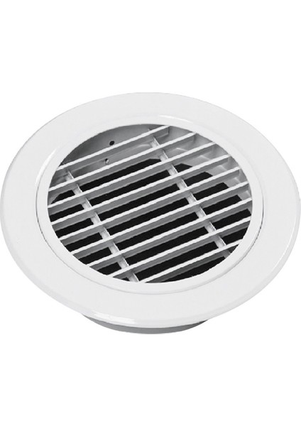 200MM Alüminyum Alaşımlı Panjur Havalandırma Izgara Kapağı Yuvarlak Tek Katmanlı Panjur Rüzgar Geçirmez/yağmur Geçirmez Doğrusal Panjur Hava Çıkışı (Yurt Dışından)