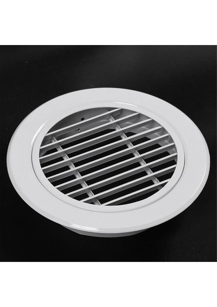 200MM Alüminyum Alaşımlı Panjur Havalandırma Izgara Kapağı Yuvarlak Tek Katmanlı Panjur Rüzgar Geçirmez/yağmur Geçirmez Doğrusal Panjur Hava Çıkışı (Yurt Dışından) indirimleri