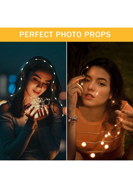 2m 20 LED Dize Işıklar Gümüş Tel Peri Sıcak Beyaz Çelenk Ev Noel Düğün Işık Dizeleri (Yurt Dışından) fırsatları