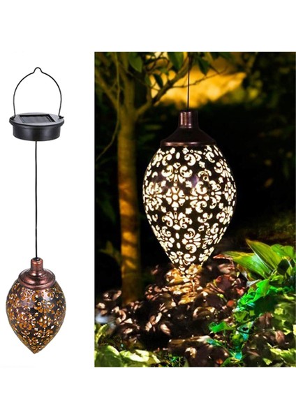 Açık Hava Güneş Feneri Asılı Güneş Fenerleri Içi Boş Açık Hava Işıkları Su Geçirmez Fenerler Bahçe Veranda Parti Dekoru (Yurt Dışından) modelleri