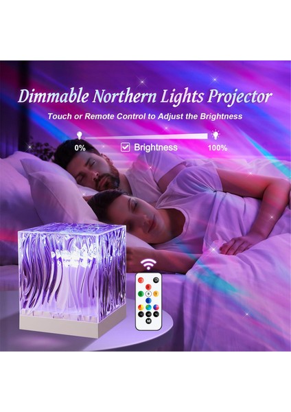 Kuzey Işıkları Aurora Projektör Işığı, 18 Renk Aydınlatma Galaxy Projektör Ruh Hali Aydınlatması, Uzaktan Zamanlayıcı Projektör Işıkları (Yurt Dışından) fırsatları