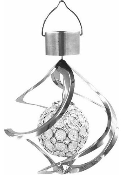 Açık Hava Güneş Enerjili Işıklar Açık Hava LED Güneş Rüzgar Dönüş Işığı Renkli Dekoratif Işık Güneş Rüzgar Çanı Işık Bahçe Dekoru (Yurt Dışından)