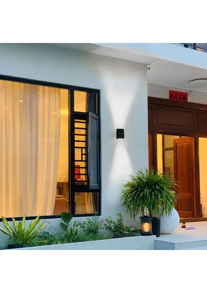 Güneş Yukarı Aşağı Duvar Işıkları, 2 Paket Aydınlatmalı Duvar Lambaları Duvar Güverte, Adım, Yard, Bahçe A Için Güneş Işığı Çit Dış Işıklar (Yurt Dışından) fiyatları