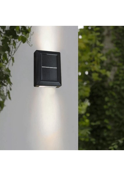 Güneş Yukarı Aşağı Duvar Işıkları, 2 Paket Aydınlatmalı Duvar Lambaları Duvar Güverte, Adım, Yard, Bahçe A Için Güneş Işığı Çit Dış Işıklar (Yurt Dışından) fırsatları