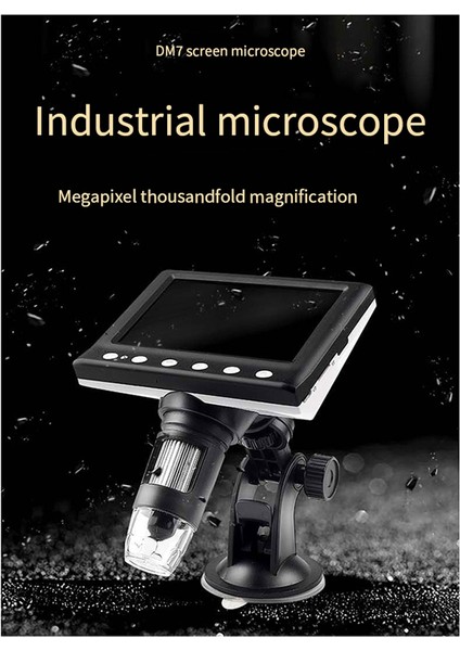 4.3 Inç Dijital Mikroskop 1000X Madeni Para Mikroskobu 960P Video Mikroskobu Yetişkinler Için 8 Led'li Kaynak (Yurt Dışından) modelleri