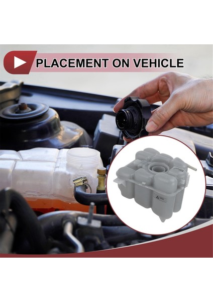Motor Soğutma Suyu Genleşme Tankı Yardımcı Su Şişesi 7P0121407B 7P0121407 Porsche Cayenne Audi Volkswagen Touareg Için (Yurt Dışından)