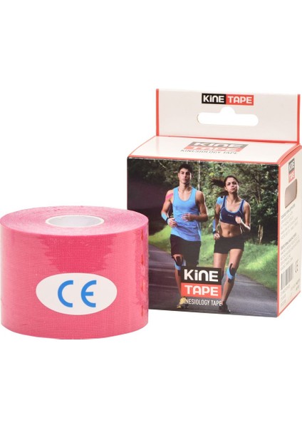 Pembe Esnek Sporcu Bantı 5m x 5cm, Destek ve Rahatlık, Sağlıklı Kullanım