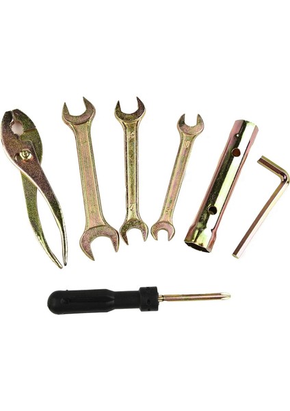 7 Adet Motosiklet Evrensel Tamir Alet Seti Tornavida Pense Kovan Anahtarları Kitleri Motosiklet Alet Seti (Yurt Dışından)