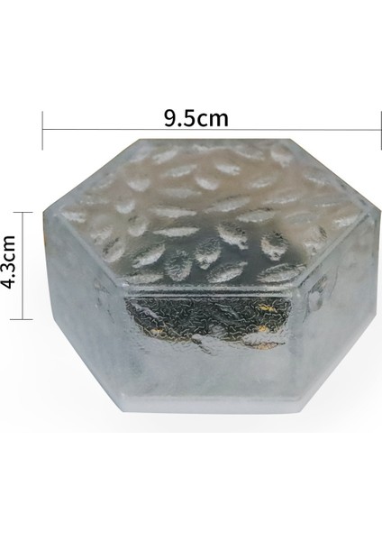 Güneş LED Işık Açık Su Geçirmez Altıgen Güneş Enerjisi Bahçe Lambası Buz Tuğla Lambası Dekor Veranda Merdiven Bahçe Için(B) (Yurt Dışından) modelleri