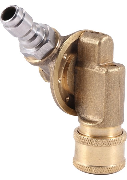 4500PSI Döner Bağlantı Parçası 1/4ın Hızlı Bağlantı Basınçlı Yıkama Makinesi Bağlantı Parçası Oluk Temizleme Adaptörü 240 Derece 7 Dişli (Yurt Dışından) fırsatları