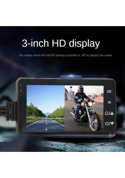 Motosiklet Dvr Motosiklet Kamera Gps Sürüş Kaydedici Ön ve Arka Sürüş Video Kaydedici Siyah Kutu (Yurt Dışından) indirimleri