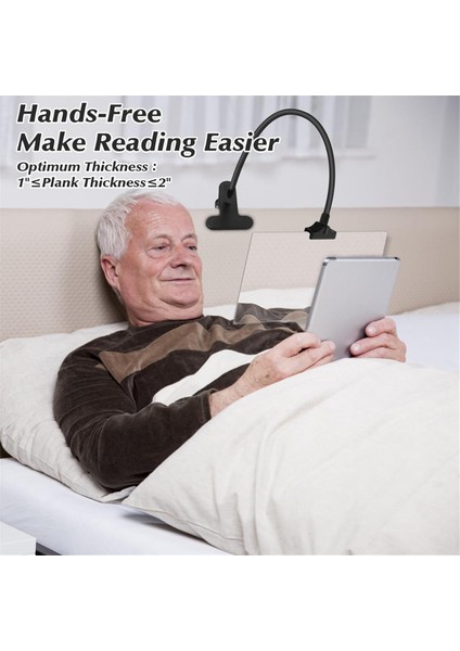 Klipsli 5x Büyüteç, Kelepçeli 6x3.5 Inç Büyüteç Ayarlanabilir Esnek Kaz Boynu, Klipsli Büyüteç (Yurt Dışından) indirimleri