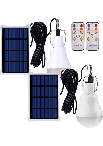 Güneş Enerjili Ampuller Şarj Edilebilir Iç/dış Mekan LED Güneş Enerjili Işıklar Uzaktan Kumandalı Acil Elektrik Kesintisi Kampı Için (Yurt Dışından) fırsatları