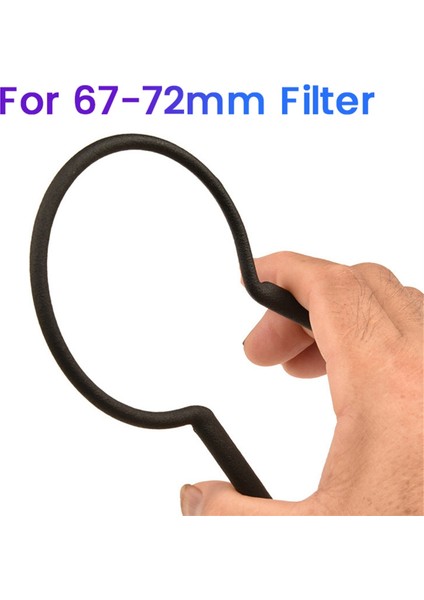 2 Adet Filtre Anahtarı Kauçuk Çelik Kamera Lens Filtresi Çok Işlevli Pratik Anahtar Seti 67-72MM Filtre Için (Yurt Dışından) fiyatları