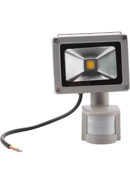 Sıcak Beyaz LED Spot Işığı LED Aydınlatmalı ve Pır Hareket Sensörlü Spot Işığı (10 Watt) (Yurt Dışından)