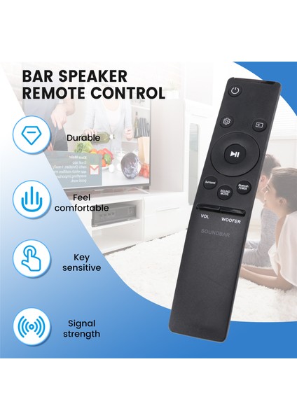 Samsung AH59-02758A HW-M360 HW-M370 HW-M430 HW-M450 HW-M550 HW-M4500 Için Yedek Soundbar Uzaktan Kumandası (Yurt Dışından) fırsatları