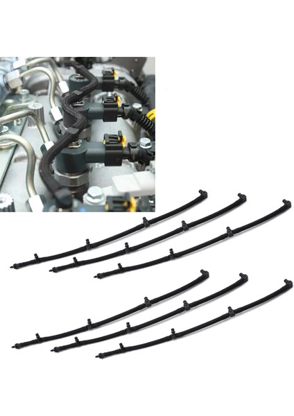 6 Adet Yakıt Geri Dönüş Hortumu WE011349Y Mazda Bt-50 Un Ford Ranger Yakıt Enjektörü Geri Dönüş Hattı Enjeksiyon Sistemi WE01-13-49Y (Yurt Dışından)