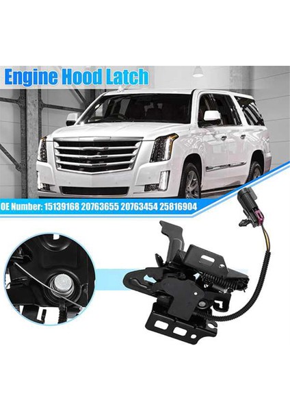 15139168 Cadillac Escalade Için Araba Motor Kaputu Mandalı Kilidi Chevrolet Silverado Suburban Tahoe Için Gmc Sierra Yukon (Yurt Dışından) fiyatları
