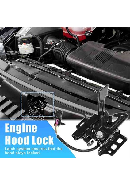 15139168 Cadillac Escalade Için Araba Motor Kaputu Mandalı Kilidi Chevrolet Silverado Suburban Tahoe Için Gmc Sierra Yukon (Yurt Dışından) modelleri