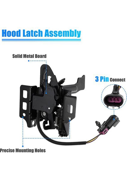 15139168 Cadillac Escalade Için Araba Motor Kaputu Mandalı Kilidi Chevrolet Silverado Suburban Tahoe Için Gmc Sierra Yukon (Yurt Dışından) fırsatları