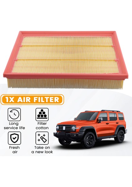 Hava Filtresi 1109103XKM01A Great Wall Tank 300 Hi4-T 2.0t Hybrid 2023 Için (Yurt Dışından) fırsatları