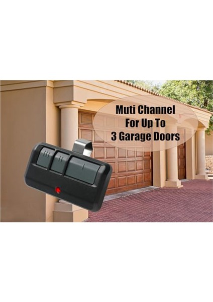 Chamberlain Liftmaster 893MAX 893LM 373LM 973LM 83LM-3 Düğmeli Modern Kasa Tasarımı Için Evrensel Garaj Kapısı Açma Uzaktan Kumandası (Yurt Dışından) fiyatları