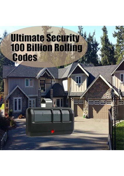 Chamberlain Liftmaster 893MAX 893LM 373LM 973LM 83LM-3 Düğmeli Modern Kasa Tasarımı Için Evrensel Garaj Kapısı Açma Uzaktan Kumandası (Yurt Dışından) fırsatları