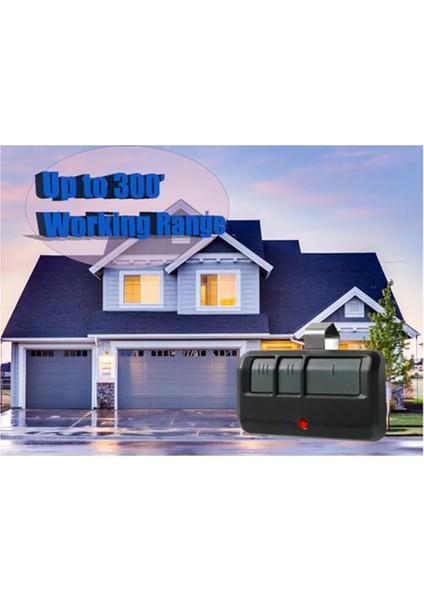 Chamberlain Liftmaster 893MAX 893LM 373LM 973LM 83LM-3 Düğmeli Modern Kasa Tasarımı Için Evrensel Garaj Kapısı Açma Uzaktan Kumandası (Yurt Dışından) indirimleri