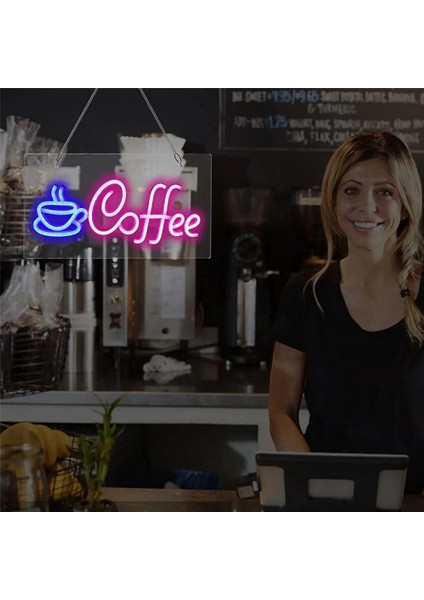 Kahve Neon Burcu USB Powered Kahve Burcu LED Kamp Işık Duvar Dekor Için LED Burcu Restoran Otel Düğün Party-01 (Yurt Dışından) fırsatları