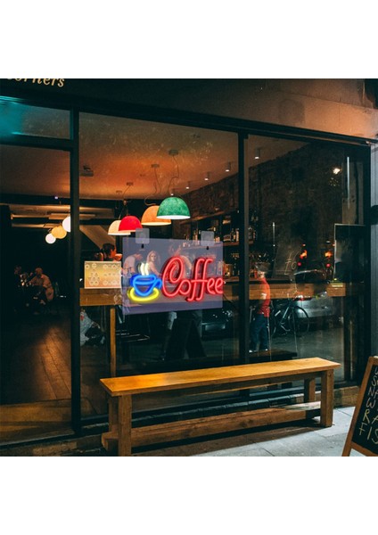 Kahve Neon Burcu USB Powered Kahve Burcu LED Kamp Işık Duvar Dekor Için LED Burcu Restoran Otel Düğün Party-01 (Yurt Dışından) indirimleri