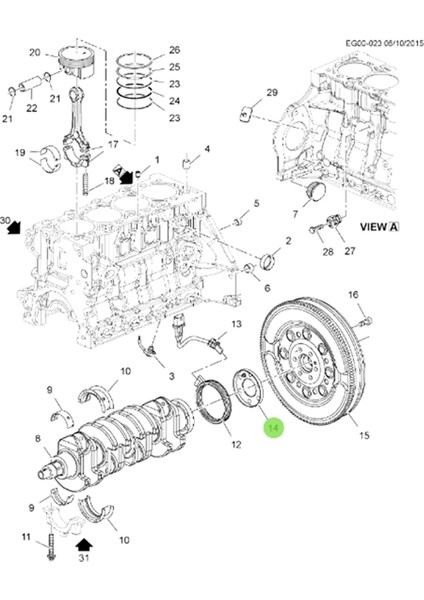 Krank Mili Sinyal Plakası 55574781 55561766 616214 616348 Chevrolet Cruze Aveo Sonic Opel Astra Mokka Için Yeni Yüksek Kalite (Yurt Dışından) modelleri